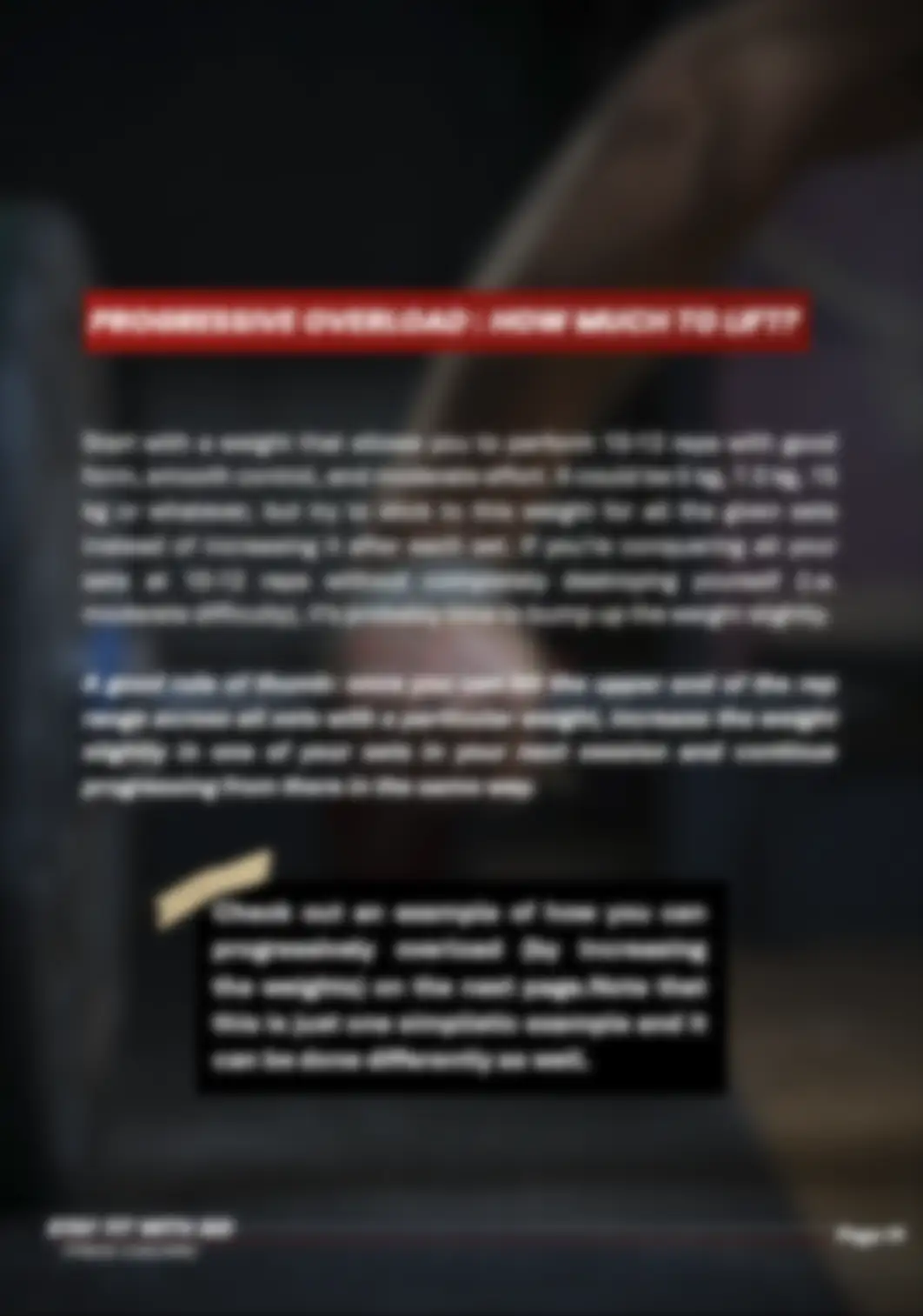 Preview page five of the book landing page guide